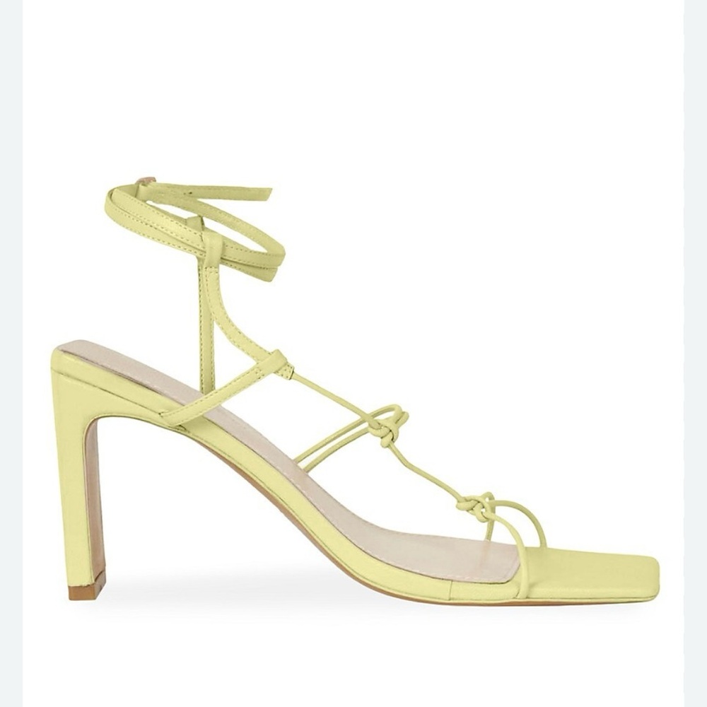 Jonathan Simkhai Yellow Strappy Sandals